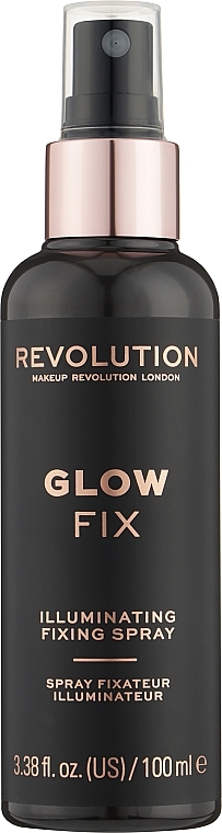 Фіксатор макіяжу з сяйним ефектом - Makeup Revolution Illuminating Fixing Spray — фото N1