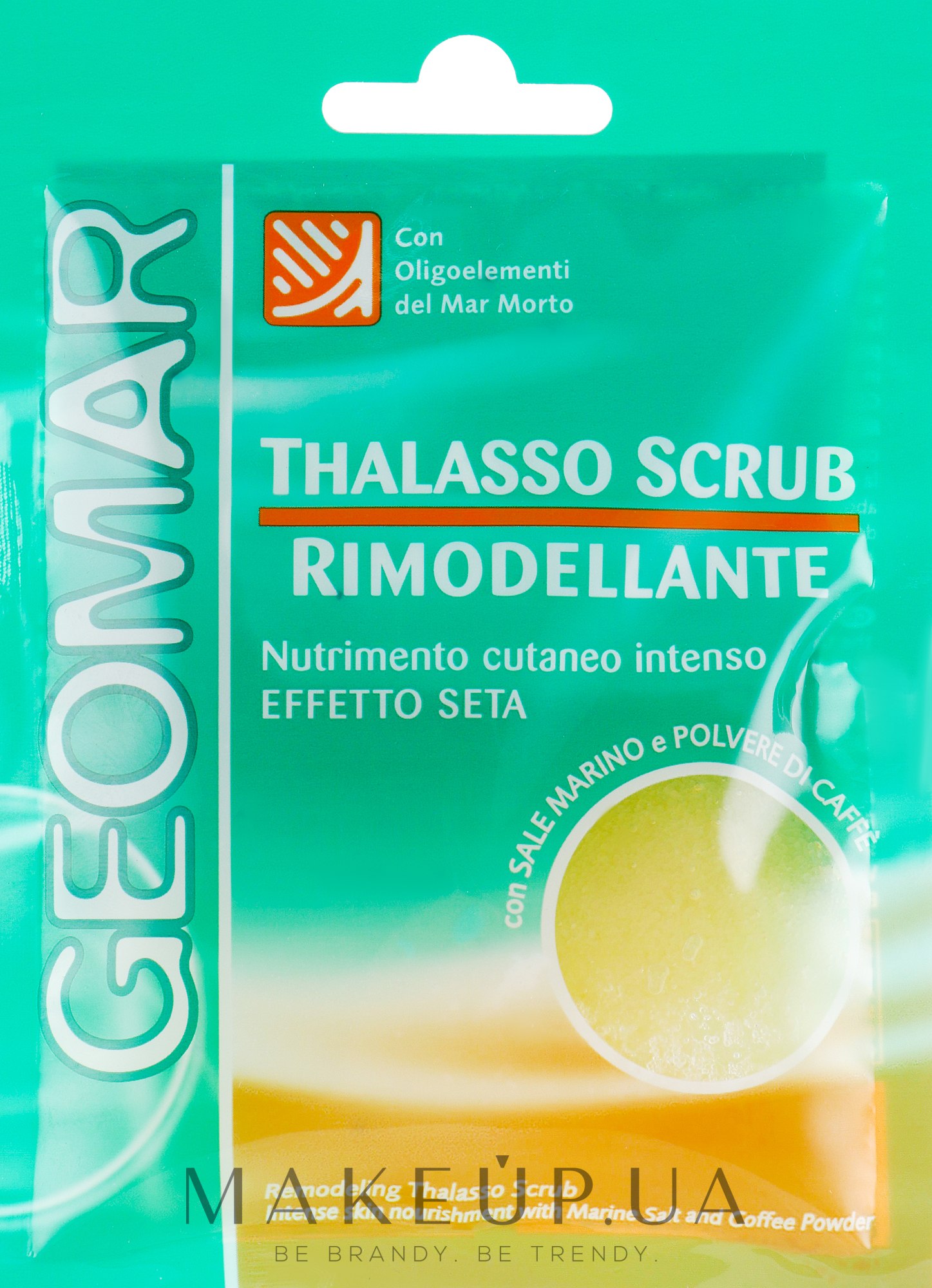 Талассо-скраб для тела "Морская соль и кофе" - Geomar Thalasso Scrub Remodeling (мини) — фото 85g