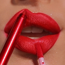 Набор - Makeup Revolution x The Grinch Little Max Lip Kit (lipstick/3ml + lip/pencil/1g) — фото N6
