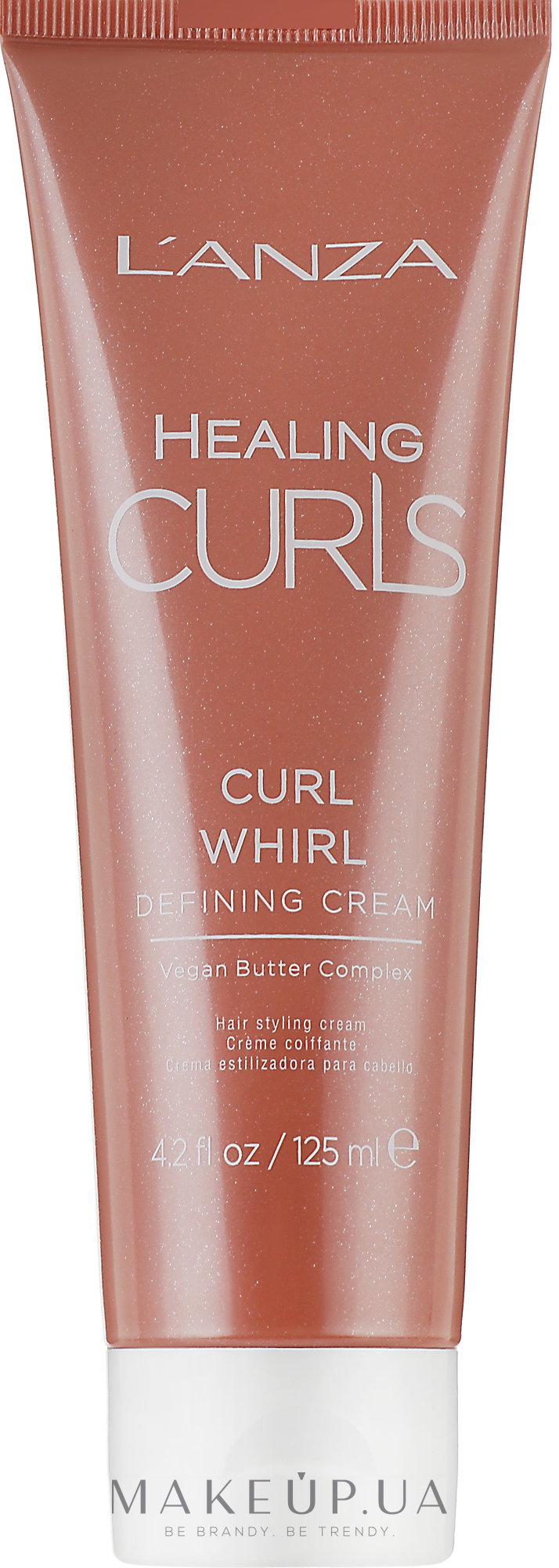 Увлажняющий крем для волос - L'anza Curls Curl Whirl Defining Cream — фото 125ml