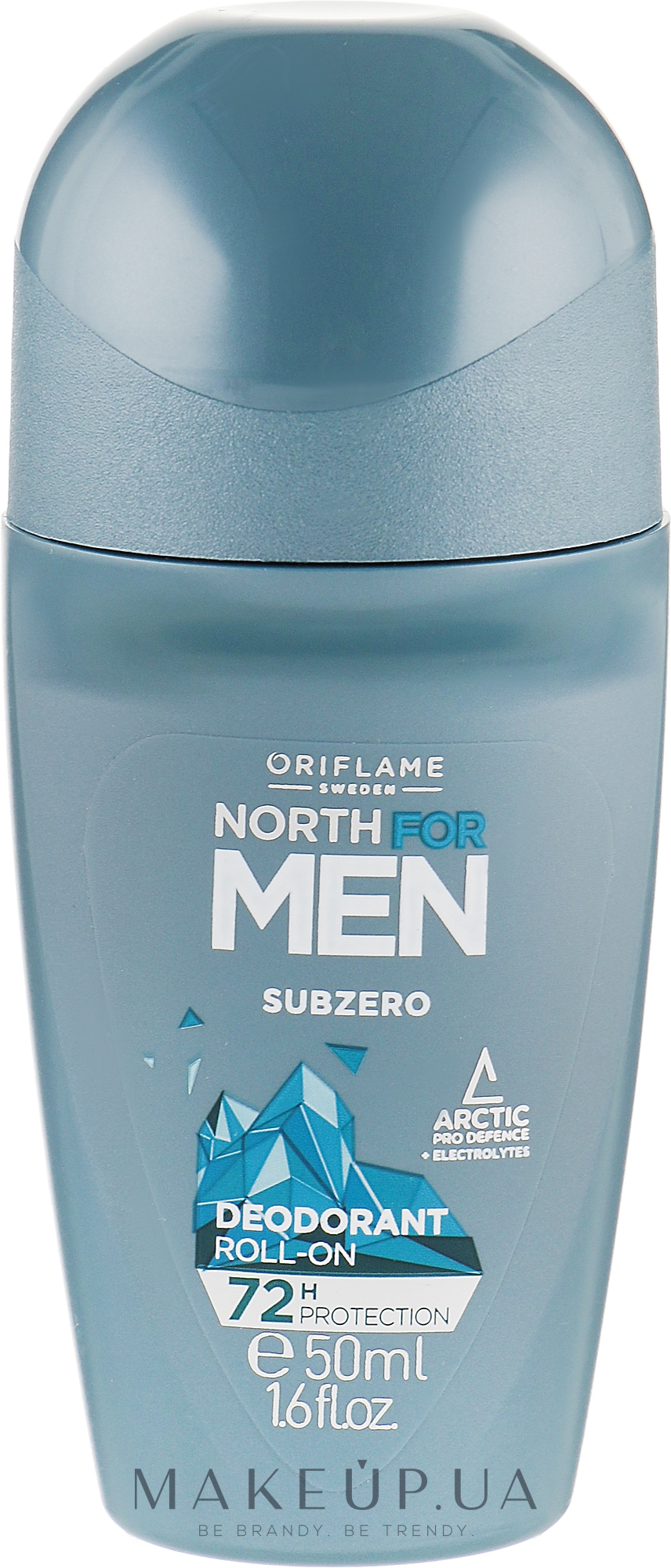 Шариковый дезодорант-антиперспирант - Oriflame North For Men Subzero Deodorant Roll-On — фото 50ml