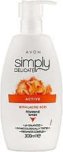 ПОДАРОК! Крем-гель для интимной гигиены с молочной кислотой - Avon Simpy Delicate Feminine Wash — фото N1