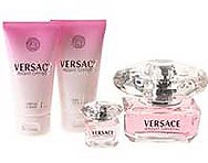 Духи, Парфюмерия, косметика Versace Bright Crystal - Набор (edt 90 + b/l 100 + s/g 100 + mini)