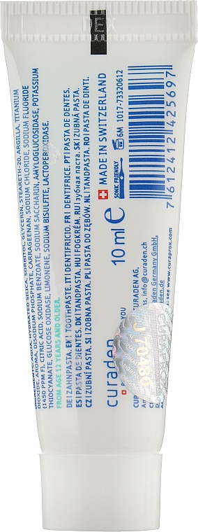 Зубна паста ферментна Enzycal 1450, міні - Curaprox — фото N2