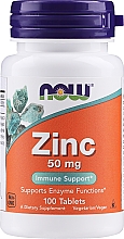 Парфумерія, косметика Таблетки "Цинк" - Now Foods Zinc 50mg