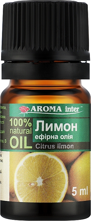 Ефірна олія "Лимон" - Aroma Inter — фото N1