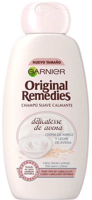 Успокаивающий мягкий шампунь для чувствительной кожи головы - Garnier Original Remedies Shampoo — фото N1