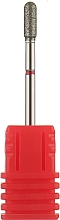 Фреза алмазная "Почка закругленная" 880 030R, диаметр 3.0 мм, красная - Nail Drill — фото N1