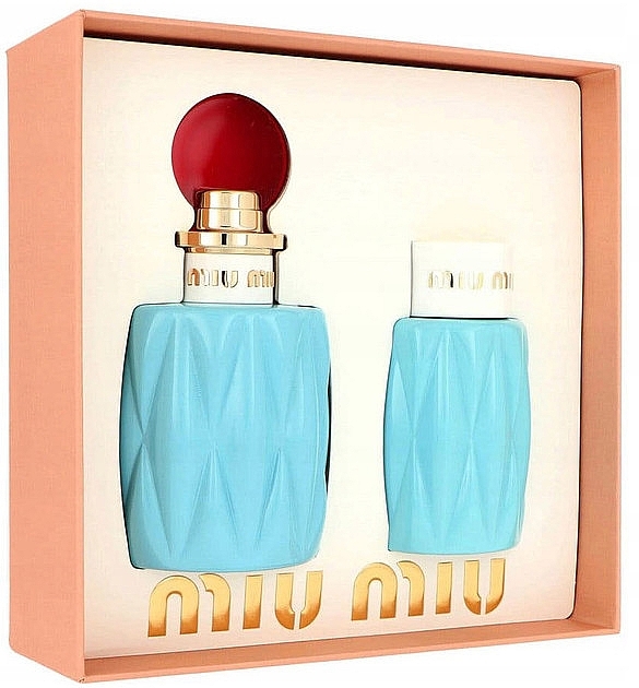 Miu Miu Eau - Набор (edp/100ml + b/lot/100ml) — фото N3