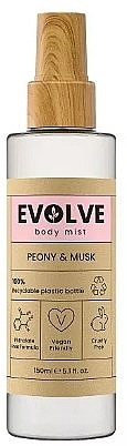 Evolve Peony & Musk - Парфюмированный спрей для тела — фото N1