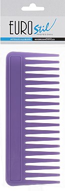 Гребінець для волосся, 00426, фіолетовий - Eurostil — фото N1