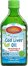 Парфумерія, косметика Олія печінки тріски зі смаком зеленого яблука, 550 мг - Carlson Labs Kid's Cod Liver Oil