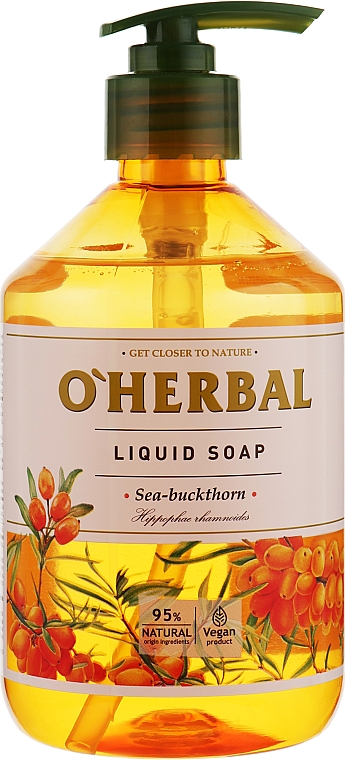 Жидкое мыло с экстрактом облепихи - O'Herbal Liquid Soap