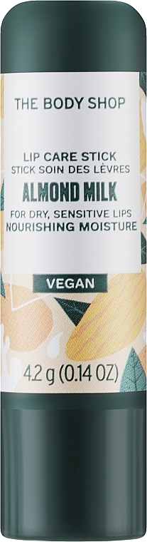 Бальзам для губ "Мигдальне молочко" - The Body Shop Almond Milk Lip Care Stick — фото N2