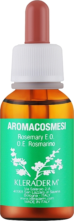 Ефірна олія "Розмарин" - Kleraderm Aromacosmesi Rosemary Essential Oil — фото N1