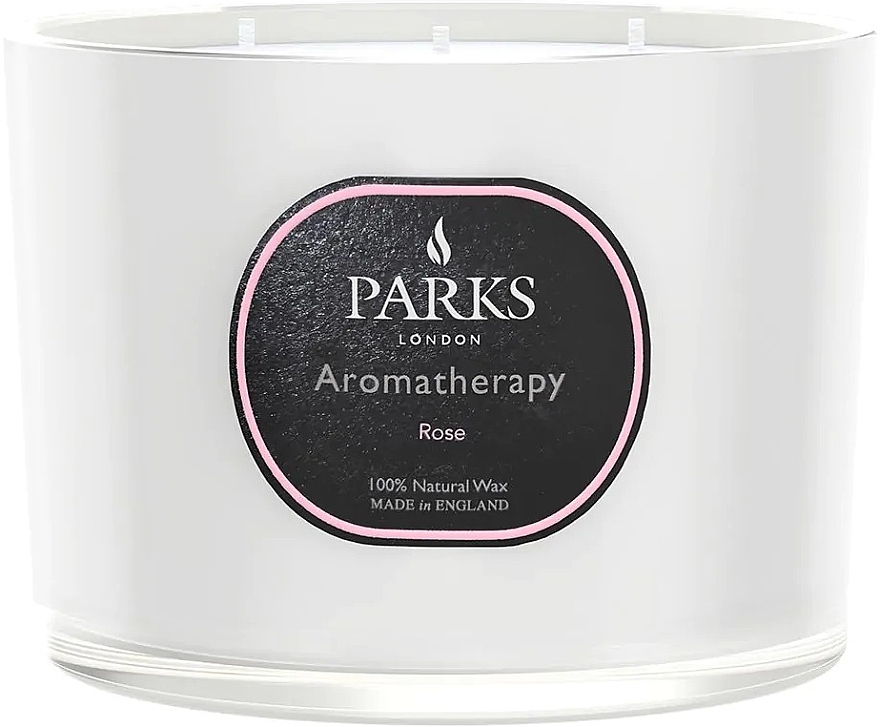 Ароматична свічка - Parks London Aromatherapy Rose Candle — фото N2