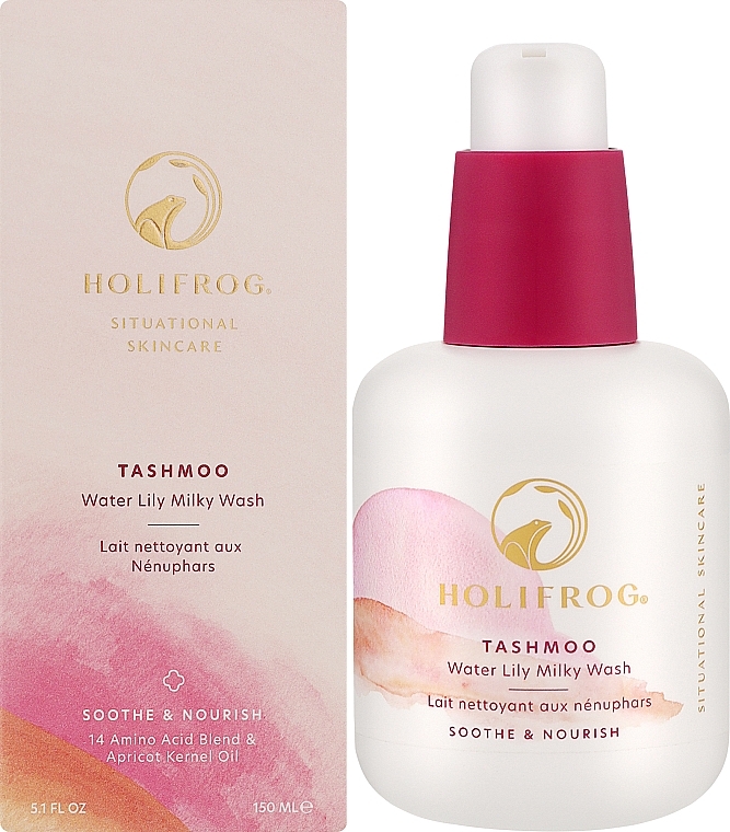 Питательное молочко для умывания - HoliFrog Tashmoo Water Lily Nourishing Milky Wash — фото N2