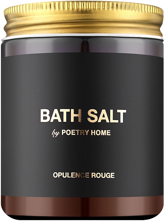Poetry Home Opulence Rouge - Парфюмированная соль для ванн — фото N1