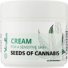 Крем для обличчя та тіла з гідролізатом насіння конопель - VamaFarm Seed Of Cannabis Cream — фото N1