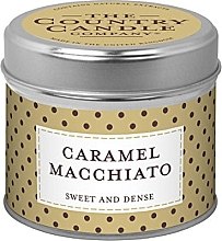 Парфумерія, косметика Ароматична свічка - The Country Candle Company Polkadot Caramel Macchiato Tin Candle