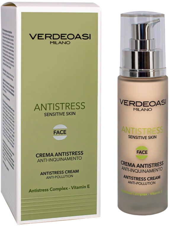 Крем-антистресс от негативного воздействия окружающей среды - Verdeoasi Antistress Cream Anti-Pollution — фото N2