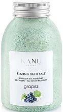 Парфумерія, косметика Вируюча сіль для ванни "Виноград" - Kanu Nature Grapes Fizzing Bath Salt