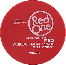 Воск для волос на водной основе - RedOne Aqua Hair Gel Wax Full Force Red — фото N2