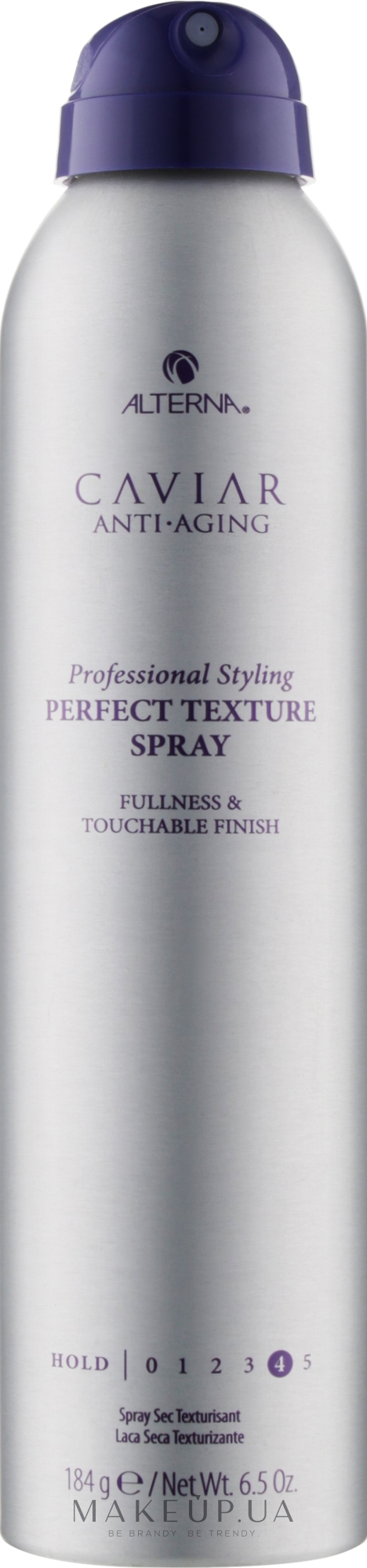 Сухий спрей для додання волоссю об'єму - Alterna Caviar Anti-Aging Perfect Texture Finishing Spray — фото 184g