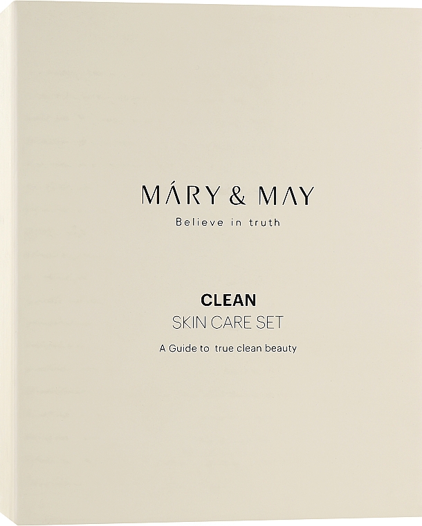 Набор - Mary & May Clean Skin Care Gift Set (f/toner/120ml + f/lot/120ml)