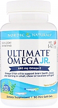 Духи, Парфюмерия, косметика Пищевая добавка со вкусом клубники "Омега-3", 680 мг - Nordic Naturals Ultimate Omega Junior