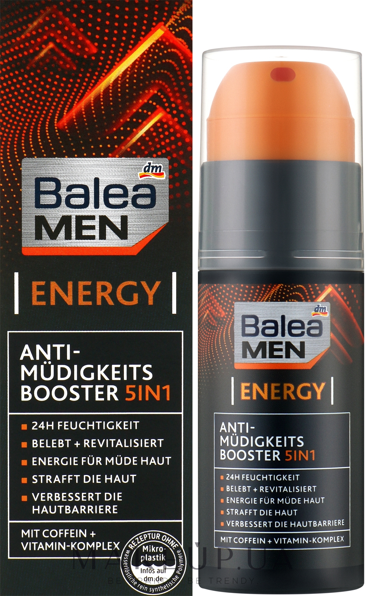 Увлажняющий бустер для лица - Balea Men Energy — фото 50ml