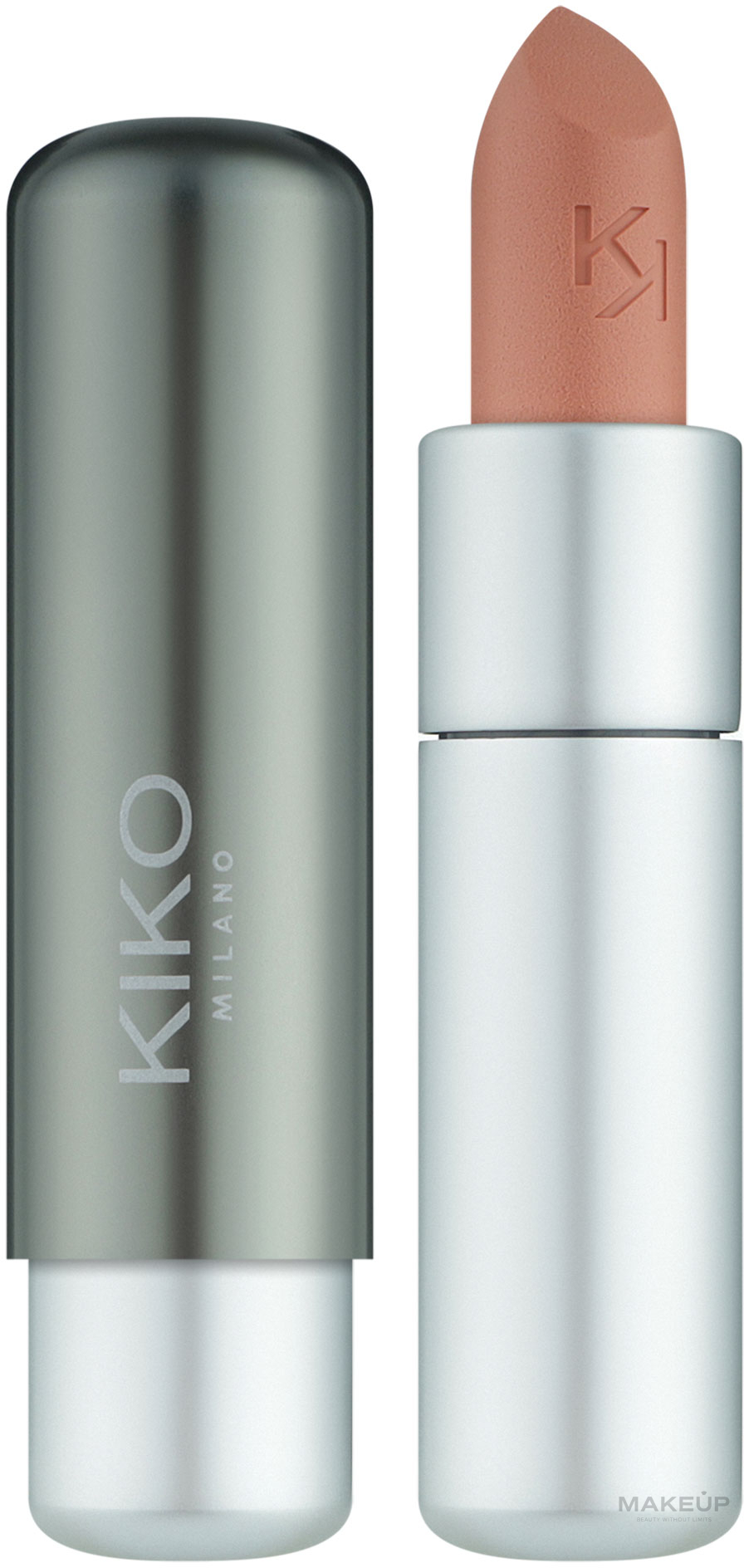 Матовая помада с пудровым финишем - Kiko Milano Powder Power Lipstick — фото 01 - Velvety Beige