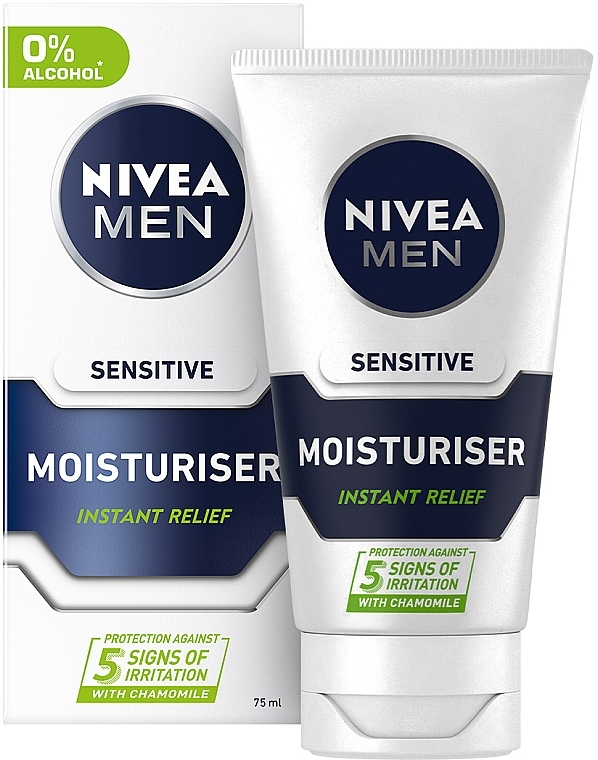 Зволожуючий крем після гоління для чутливої шкіри - NIVEA MEN Sensitive Moisturiser