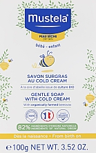 Мыло - Mustela Surgras Au Cold Gentle Soap With Cold Cream — фото N2