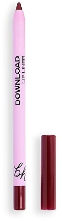 Олівець для губ - BH Cosmetics Los Angeles Download Lip Liner — фото N2