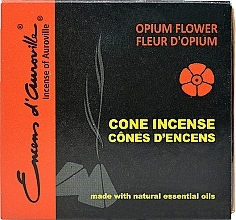 Духи, Парфюмерия, косметика Благовония в конусах "Цветок опиума" - Maroma Encens d'Auroville Cone Incense Opium Flower