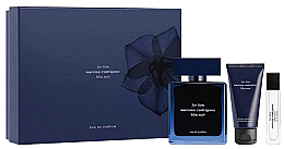Парфумерія, косметика Narciso Rodriguez For Him Bleu Noir - Набір (edp/100 ml + edp/mini/10 ml + sh/gel/50 ml)  