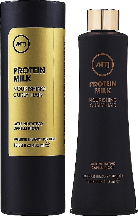 Живильна маска для кучерявого й хвилястого волосся - MTJ Cosmetics Protein Milk — фото N4