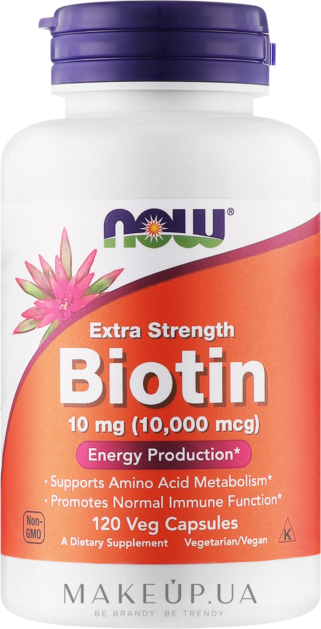 Біотин, 10 мг - Now Foods Biotin — фото 120шт