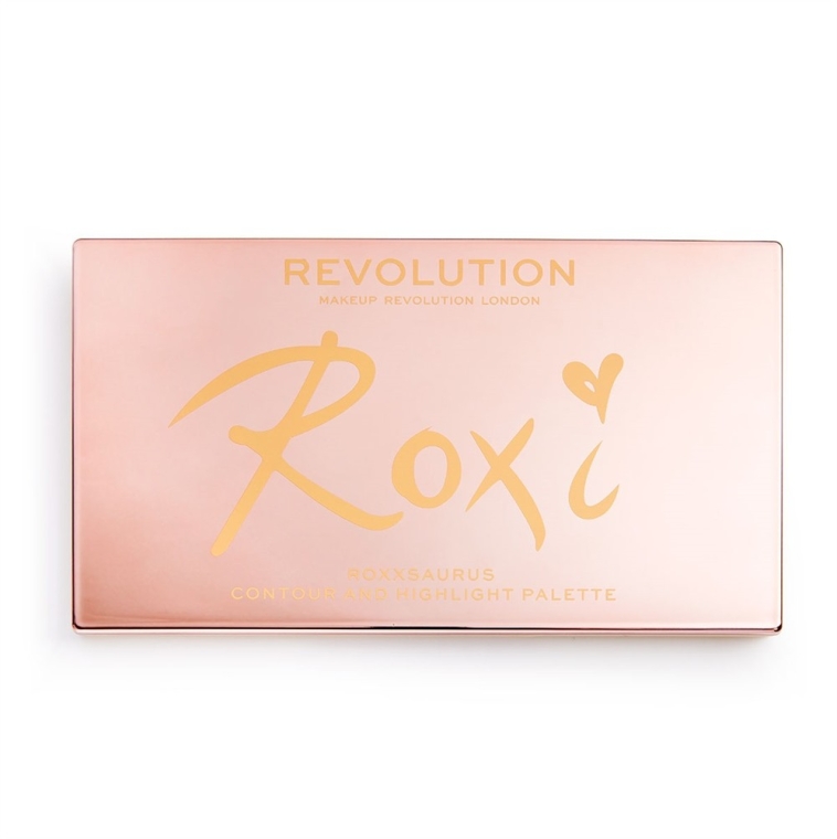 Палетка для макіяжу - Makeup Revolution Roxxsaurus Roxi Highlight & Contour Palette — фото N4