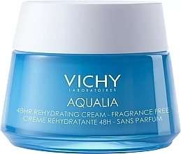 Парфумерія, косметика Зволожувальний крем без запаху - Vichy Aqualia Thermal 48H Rehydrating Cream Fragrance Free