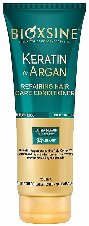 Відновлювальний кондиціонер для волосся - Biota Bioxsine Keratin & Argan Repairing Hair Care Conditioner — фото N1
