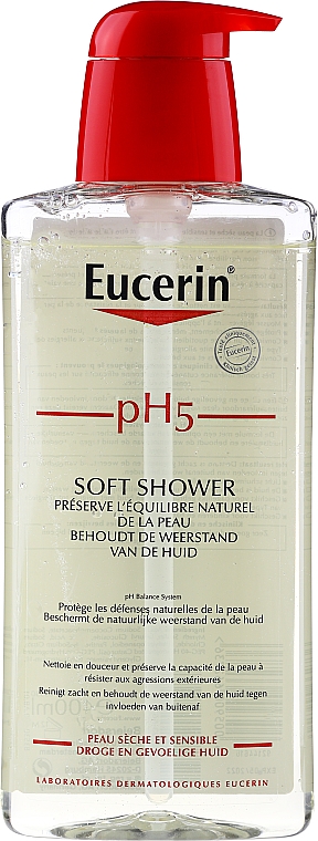 Мягкий гель для душа - Eucerin pH5 Soft Shower Gel Dry & Sensitive Skin — фото N3