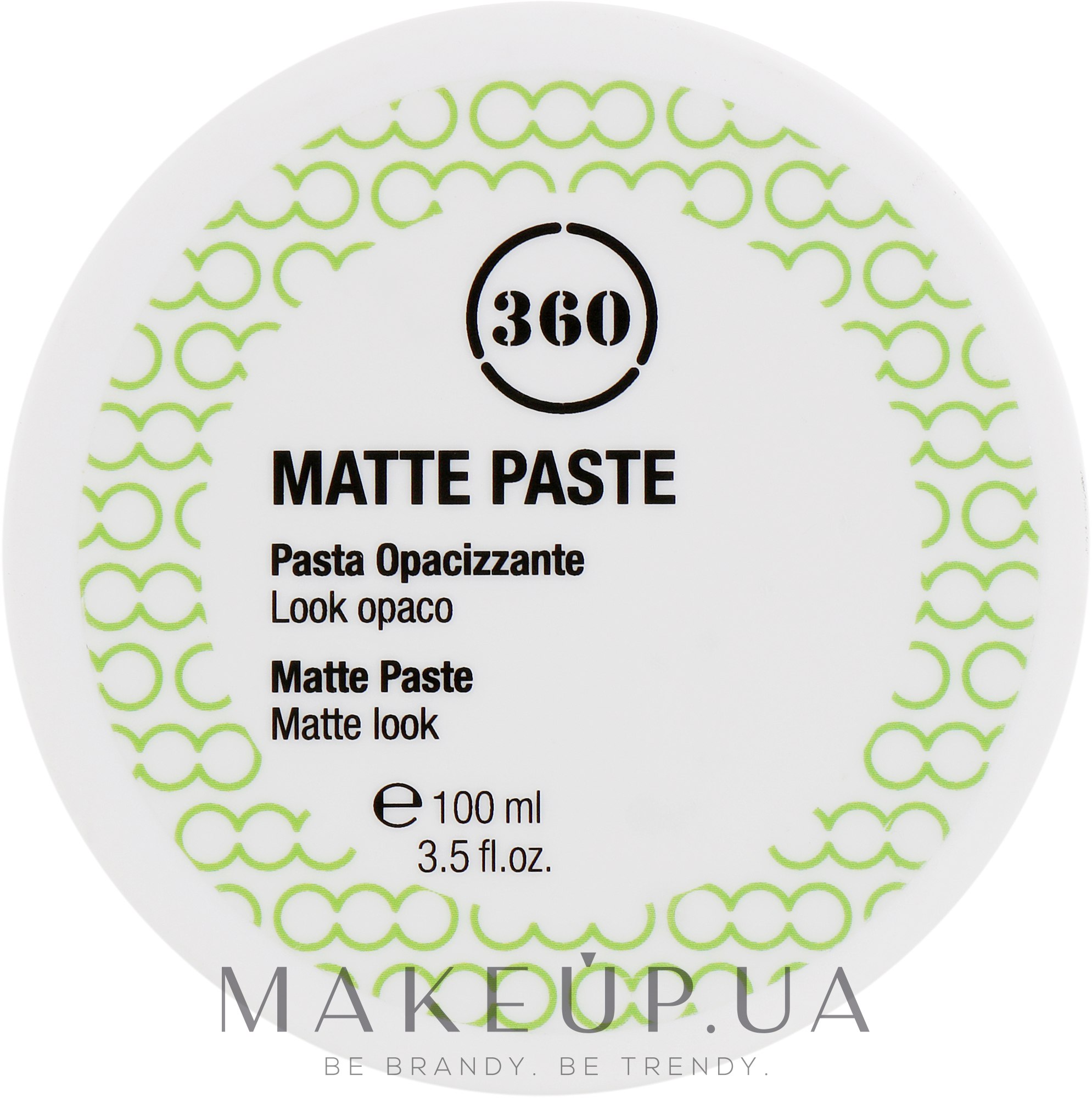 Матовая паста для укладки волос - 360 Matte Paste — фото 100ml