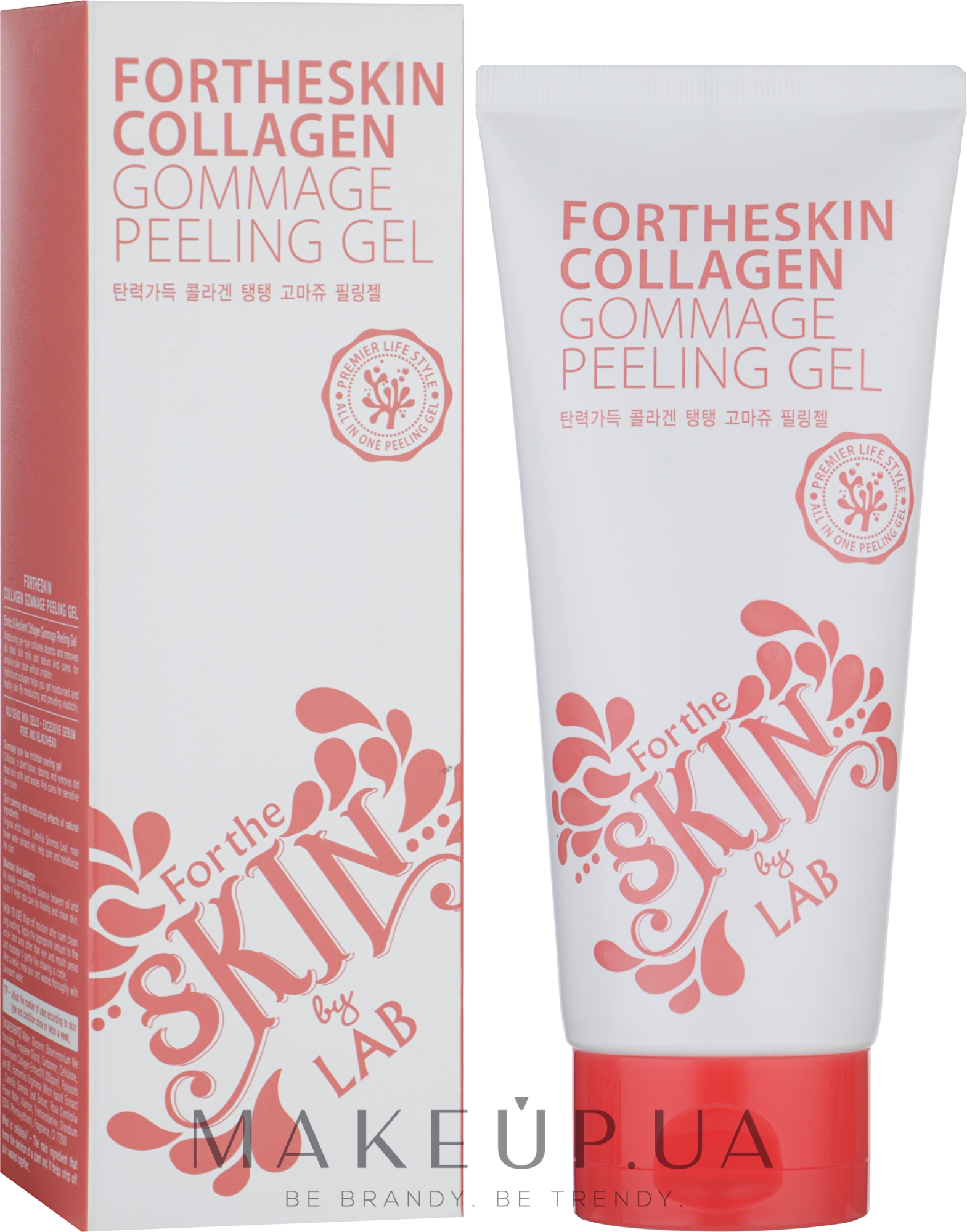 Пилинг-гель для лица с коллагеном - Fortheskin Collagen Gommage Peeling Gel  — фото 180ml