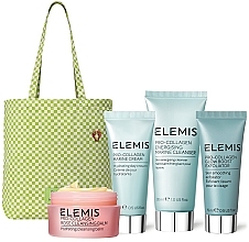 ПОДАРУНОК! Набір - Elemis Pro-Collagen (balm/20g + gel/30ml + exfoliator/15ml + cr/15ml + bag) — фото N1