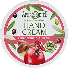 Парфумерія, косметика Крем для рук з маслом аргана і екстрактом граната - Aphrodite Argan and Pomegranate Hand Cream