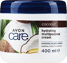 Восстанавливающий мультифункциональный крем для лица, рук и тела с маслом кокоса - Avon Care Coconut Hydrating Multipurpose Cream — фото N1