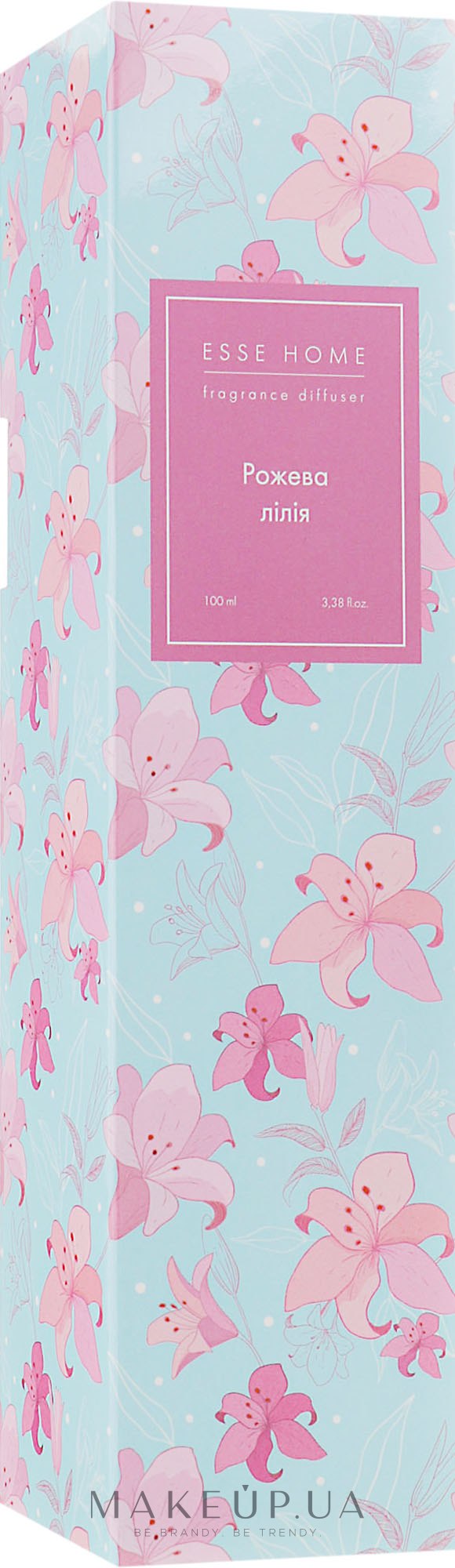 Аромадиффузор "Розовая лилия" - ESSE Home Fragrance Diffuser — фото 100ml