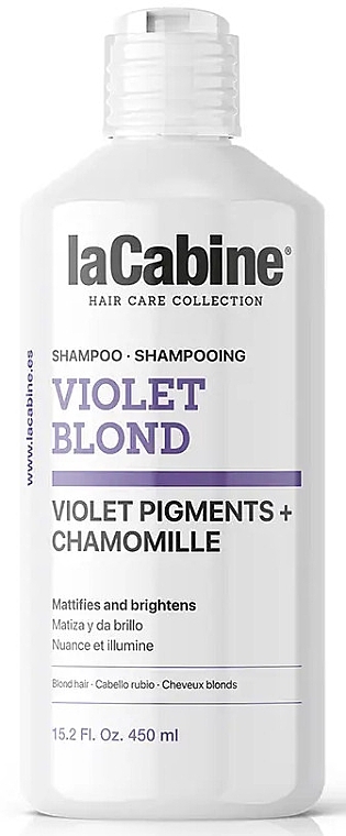 Шампунь для светлых волос - La Cabine Violet Blond Shampoo Violet Pigments + Chamomille — фото N1